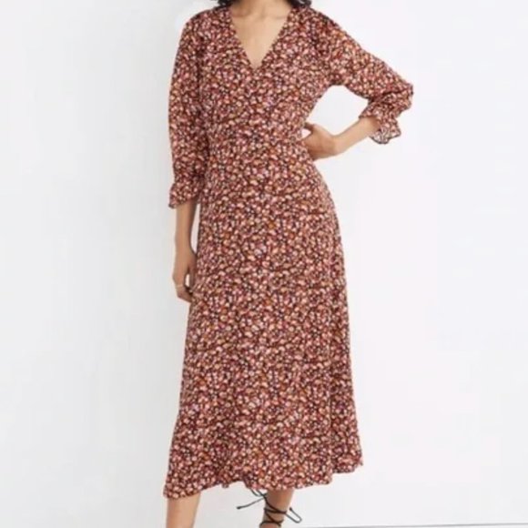 Madewell floral midi dress - Picture 1 of 4